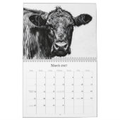 Boerderijkoeien in Kunstkalender Kalender (Mar 2027)