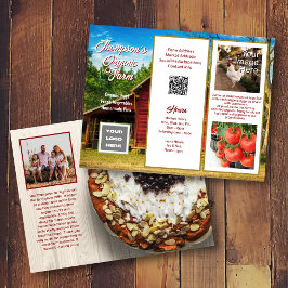 Boerderijonderneming Brochure QR-code Foto's Over