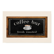 Boerderijposter Coffeebar Bord – Coffee Station 