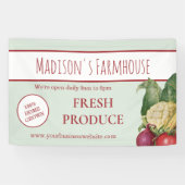 Boerderijproducten Boerderij Bedrijf Spandoek (Horizontaal)