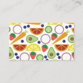 Boerderijstand CSA Boeren Markt Moderne look Visitekaartje (Achterkant)