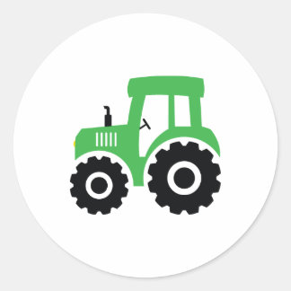 Boerderijtractor Sticker Zegel Kinderfeestje Favor