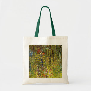 Boerderijtuin met crucifix door Gustav Klimt Tote Bag