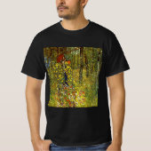 Boerderijtuin met kruisbeeld van Gustav Klimt T-shirt (Voorkant)