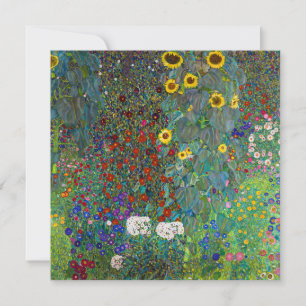 Boerderijtuin met zonnebloemen Gustav Klimt Ka