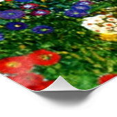 Boerderijtuin met zonnebloemen perfect poster (Hoek)