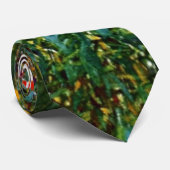 Boerderijtuin met zonnebloemen stropdas (Opgerold)