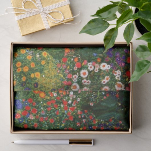 Boerderijtuin met zonnebloemen tissuepapier (Geschenk)