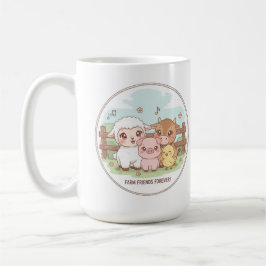 Boerderijvrienden voor altijd - schattig en knus koffiemok