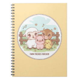 Boerderijvrienden voor altijd - schattig en knus notitieboek