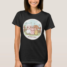 Boerderijvrienden voor altijd - schattig en knus t-shirt