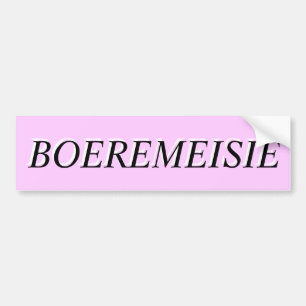 BOEREMEISIE BUMPERSTICKER