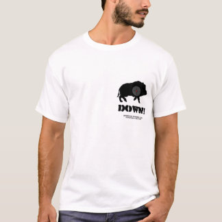 Boeren afbeelding R doel, neer!, Bucknuts Hunting T-shirt