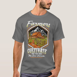 Boeren Boerderij Farming Quotes Gezegden Gift T-shirt