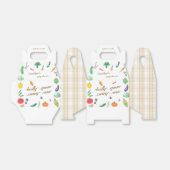 Boeren brengen kleurrijk plantaardig Baby shower o Bedankdoosjes (Uitgevouwen)