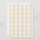 Boeren brengen kleurrijk plantaardig Baby shower o Kaart (Achterkant)