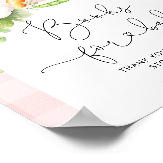 Boeren brengen lokaal geteelde roze Boeken voor ba Poster (Hoek)