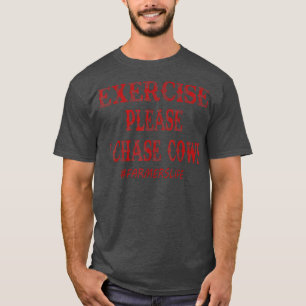 Boeren Chase Koeien boerenleven doet niet echt T-shirt