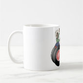 Boeren die een tractorkoffie-Mok rijden Koffiemok (Links)