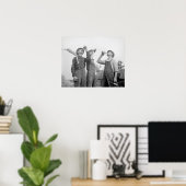 Boeren Drink bier, 1941.  foto Poster (Thuiskantoor)