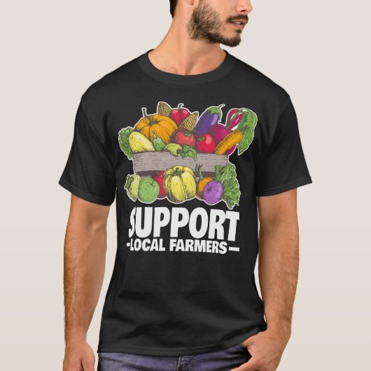 Boeren en groenten produceren Shirt (Voorkant)