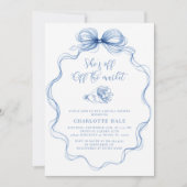 Boeren Hand getrokken bruids Douche Uitnodiging (Voorkant)