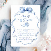 Boeren Hand getrokken bruids Douche Uitnodiging