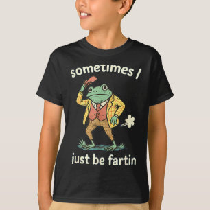 Boeren Ik Soms Kikker Glimlach T-shirt