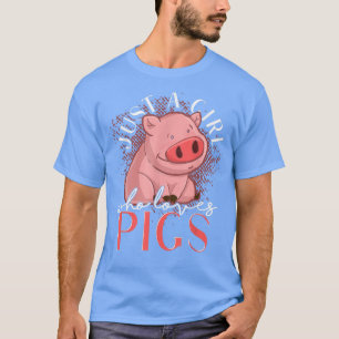 Boeren Is Alleen Een Meisje Boerderij Dier Vrouwen T-shirt