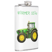 Boeren John Deere Tractor Heupfles (Rechts)