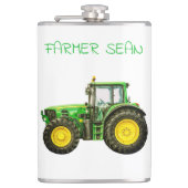 Boeren John Deere Tractor Heupfles (Voorkant)