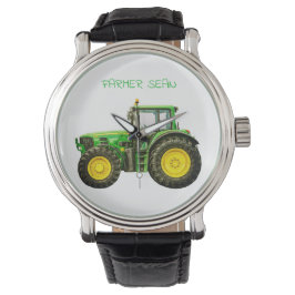 Boeren John Deere Tractor Horloge