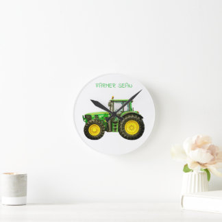 Boeren John Deere Tractor Ronde Klok