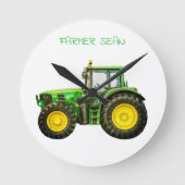 Boeren John Deere Tractor Ronde Klok (Voorkant)