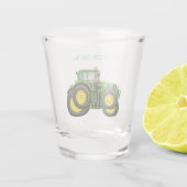 Boeren John Deere Tractor Shot Glas (Achterkant)