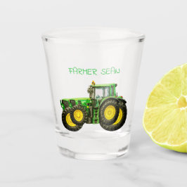 Boeren John Deere Tractor Shot Glas
