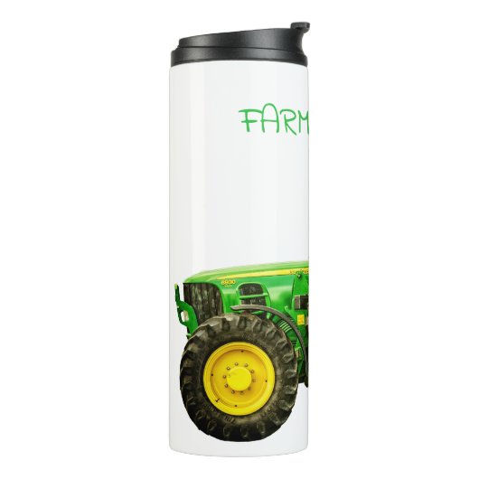 Boeren John Deere Tractor Thermosbeker (Gedraaid links)