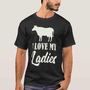 Boeren Koeien Ik Hou Van Mijn Dames Ik Hou Van Mij T-shirt