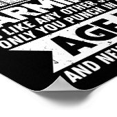 Boeren kweken je op leeftijd 5 en nooit poster (Hoek)