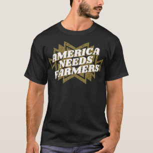 Boeren, Landbouw, Boerderij, Gewassen, Koeien, Var T-shirt