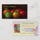 Boeren markeren sjabloon voor visitekaartjes (Voorkant / Achterkant)