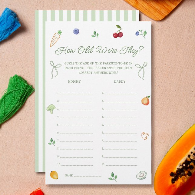 Boeren Market Baby shower Guess de leeftijd spel (Creator heeft geüpload)