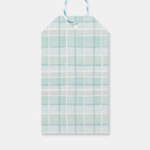 Boeren Market Blue Boy Baby shower Bedankt Cadeaulabel (Achterkant)