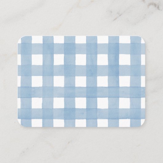 Boeren Markt Baby Boy Douche Boek Aanvraag Informatiekaartje (Achterkant)