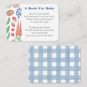 Boeren Markt Baby Boy Douche Boek Aanvraag Informatiekaartje