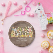 Boeren Markt Baby shower 7" Bord (Feest)