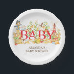 Boeren Markt Baby shower 7" Bord<br><div class="desc">Schattige boeren markt baby shower papier bord met een vogelverschrikker,  lam,  konijntje,  molen,  schuur,  tractor & fruit & producten voor een meisjes- of jongensdouche. Schattigee uitnodiging voor een boerenmarkt baby shower thema. Bezoek onze winkel om het collectie van onze boerenmarkt te uitzichten.</div>