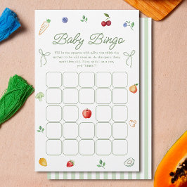 Boeren Markt Baby shower Bingo Game