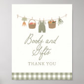 Boeren Markt Baby shower Boeken en Geschenken Teke Poster (Voorkant)