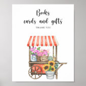 Boeren Markt baby shower - Boeken kaarten en gesch Poster (Voorkant)